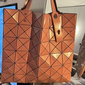Issey Miyake BAOBAO polarizing pink tote